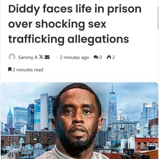 Prosecutors in the sex trafficking case involving Sean “Diddy” Combs have alleged that the music mogul once compelled a male escort to urinate in the mouth of his former partner, Cassie Ventura.

Read the full story on our website at www.diasporalens.com
#diasporalens #DiasporaVoices #AfricaRising #diasporatv